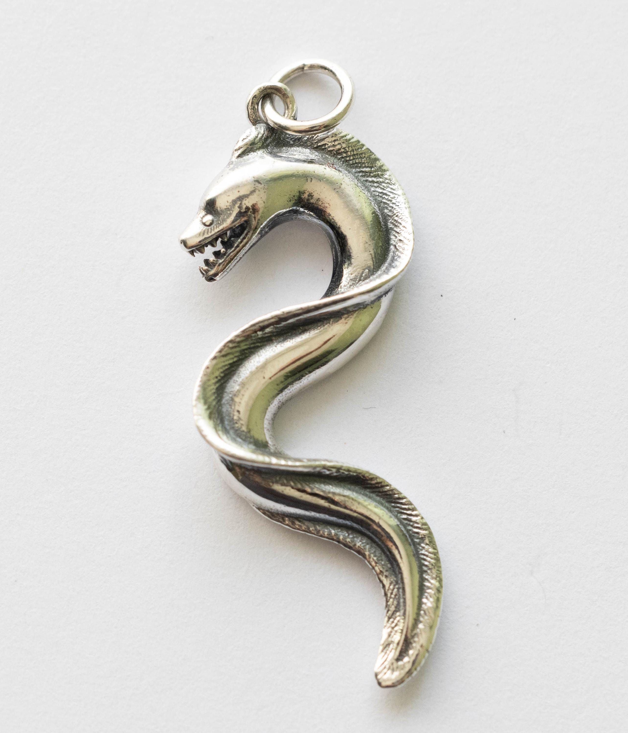 Bracciale a forma di serpente in argento - Nèmesi Gioielli
