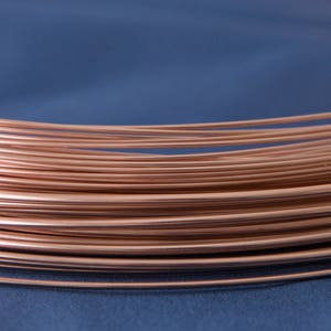 Rose Gold-Filled Round Wire 14/20 (Soft)