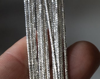 925 Sterling Silver Diamond Pattern Wire (Soft)