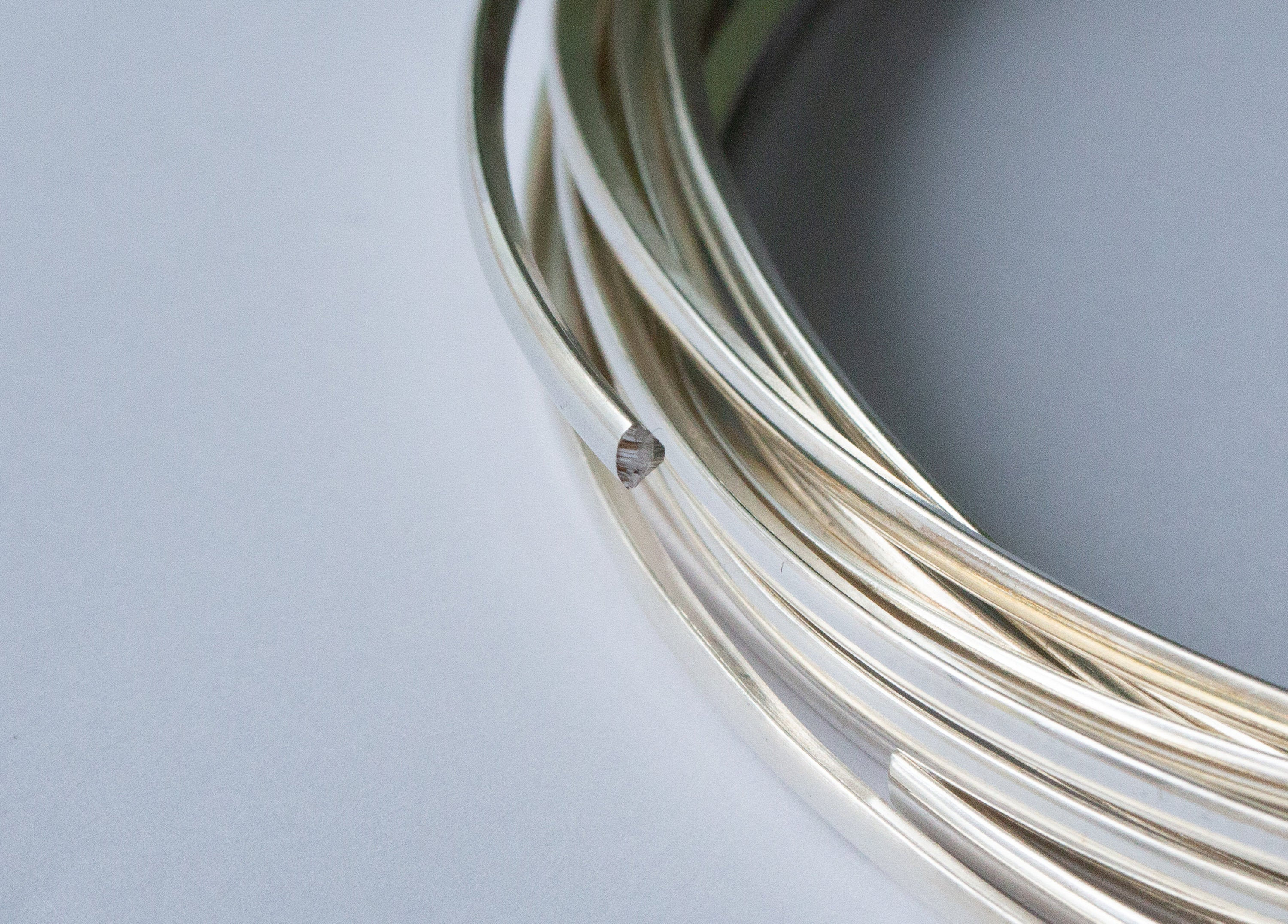 Sterling Silver Wire, S999 Silver Flat Wire for Jewelry Making Supplies,  Silver Soft Wire, Beading Wire 1mm 26 Ga 