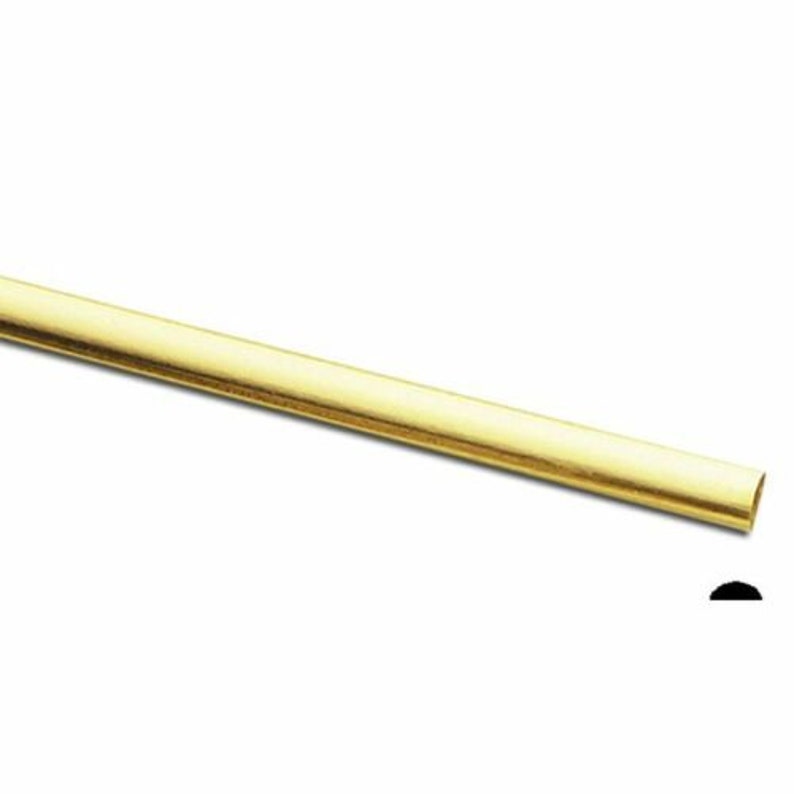 Brass Half Round Wire half Hard Etsy UK