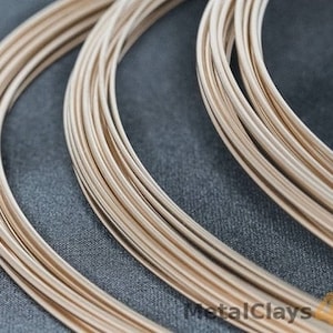 Yellow Gold-Filled Round Wire 12/20 (Soft)