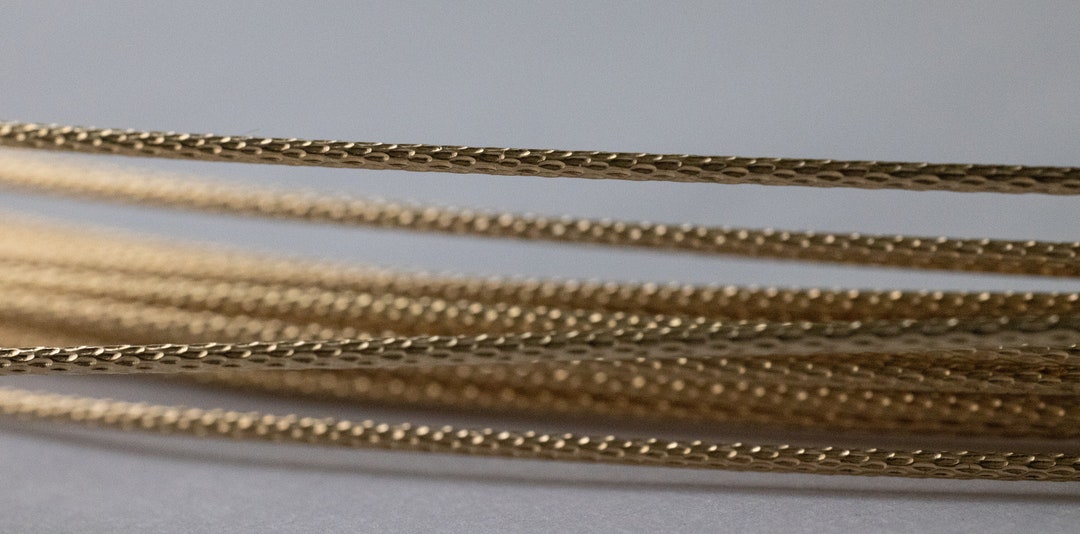 Gold Wire Pattern 14/20 Yellow Gold Filled Sparkle Pattern Round Wire 1.0mm - Etsy