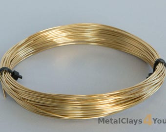 Unplated Brass Round Wires ( Half Hard)