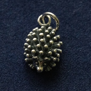 925 Sterling Silver Hedgehog Charm