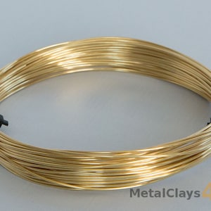Unplated Soft Brass Round Wires
