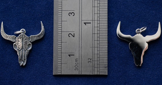 Ciondolo In Argento Sterling Mucca .925 X 1 Ciondoli Margherita - Foto 6