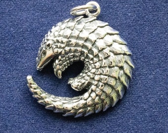 925 Sterling Silver Pangolin Charm