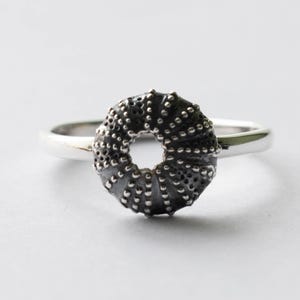 925 Sterling Silver Sea Urchin Ring