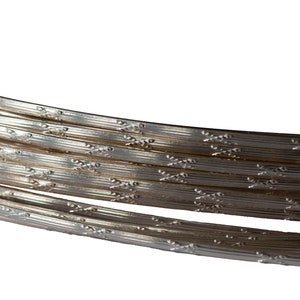 925 Sterling Silver Pattern Flat Wire 2.59 x 1.68mm