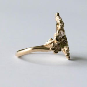 •CHERRY BLOSSOM• adjustable bronze ring main image 1
