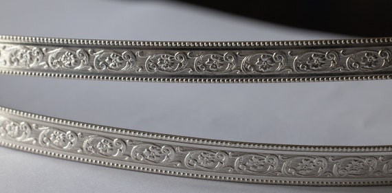 925 Sterling Silver Pattern Flat Wire X UK