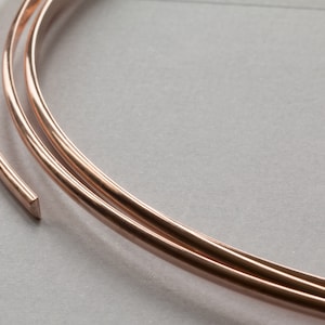 Bronze Half Round Wire (Soft)