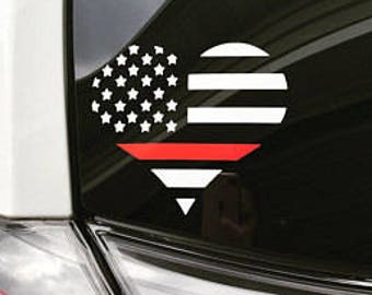 Firefighter decal, Firefighter gift, Firefighter Wife, Firefighter Flag, Fire Wife, Fire Wife Decal, Firefighters Wife, Firefighters Decal