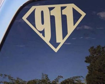 Dispatcher Decal, Dispatcher Gift, 911 Dispatcher Decal, 911 Dispatcher Gifts, 911 Decal, 911 Stickers, Telecommunicator, Thin Gold Line