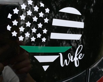 Army Wife Decal, Army Wife Car Decal, Military Wife, Army Wife Gift, I love my Soldier, Army Gifts, Soldier Wife, Army Decal, Army Wife