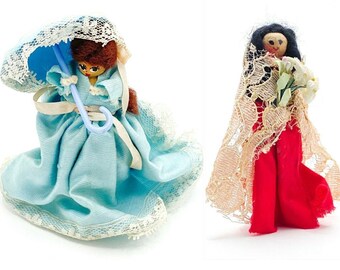 vintage clothespin dolls