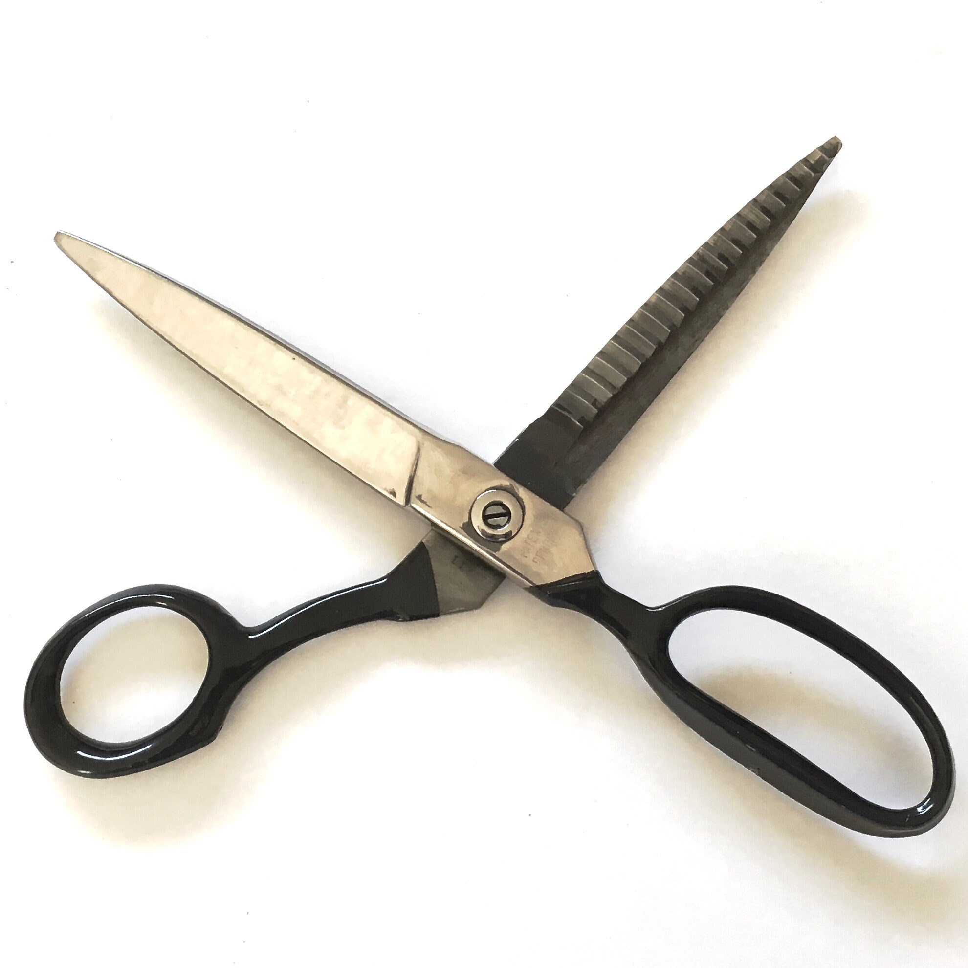 Joy Rex Cutlery USA Pinking Shears Nickel Japanned Handle P75 Etsy.de