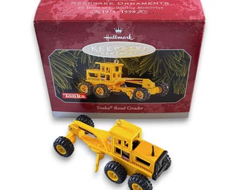 Hallmark Keepsake Ornament 1998 Tonka Road Grader Die-Cast Metal