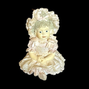 Jessica Derek Darlings Ornament 1994 Hamilton Coll Victorian Child 2 7/8&quot; H