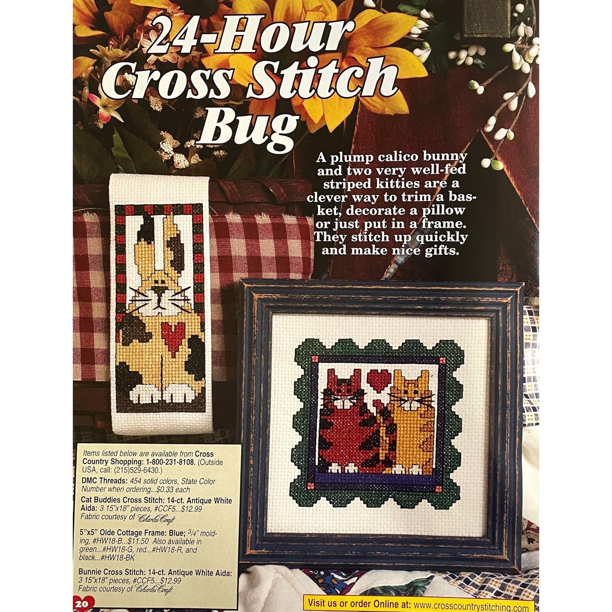 Cross Country Stitching Magazine February 2008 Vol 19 No 6 Etsy