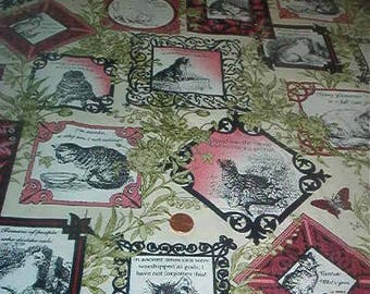 In the Begging cotton fabric-CAT-CENTRIC-cats, kittens, quilt