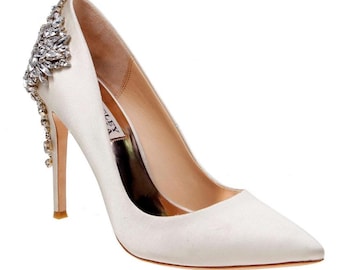 Bagdley Mishka Jewelled Size 6 Bridal Shoes