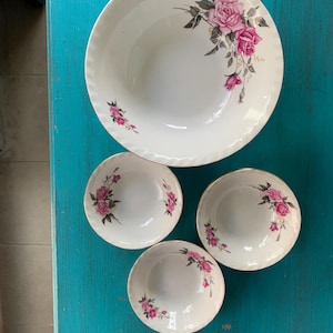 Vintage Dessert Serving Set bowls