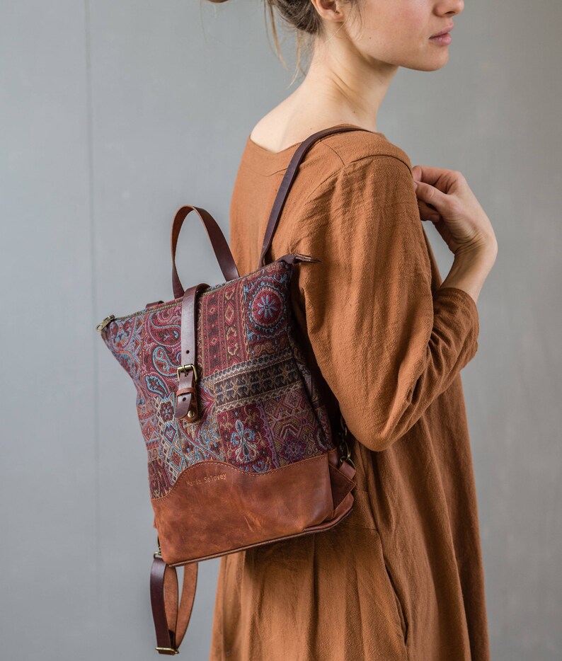 tapestry rucksack