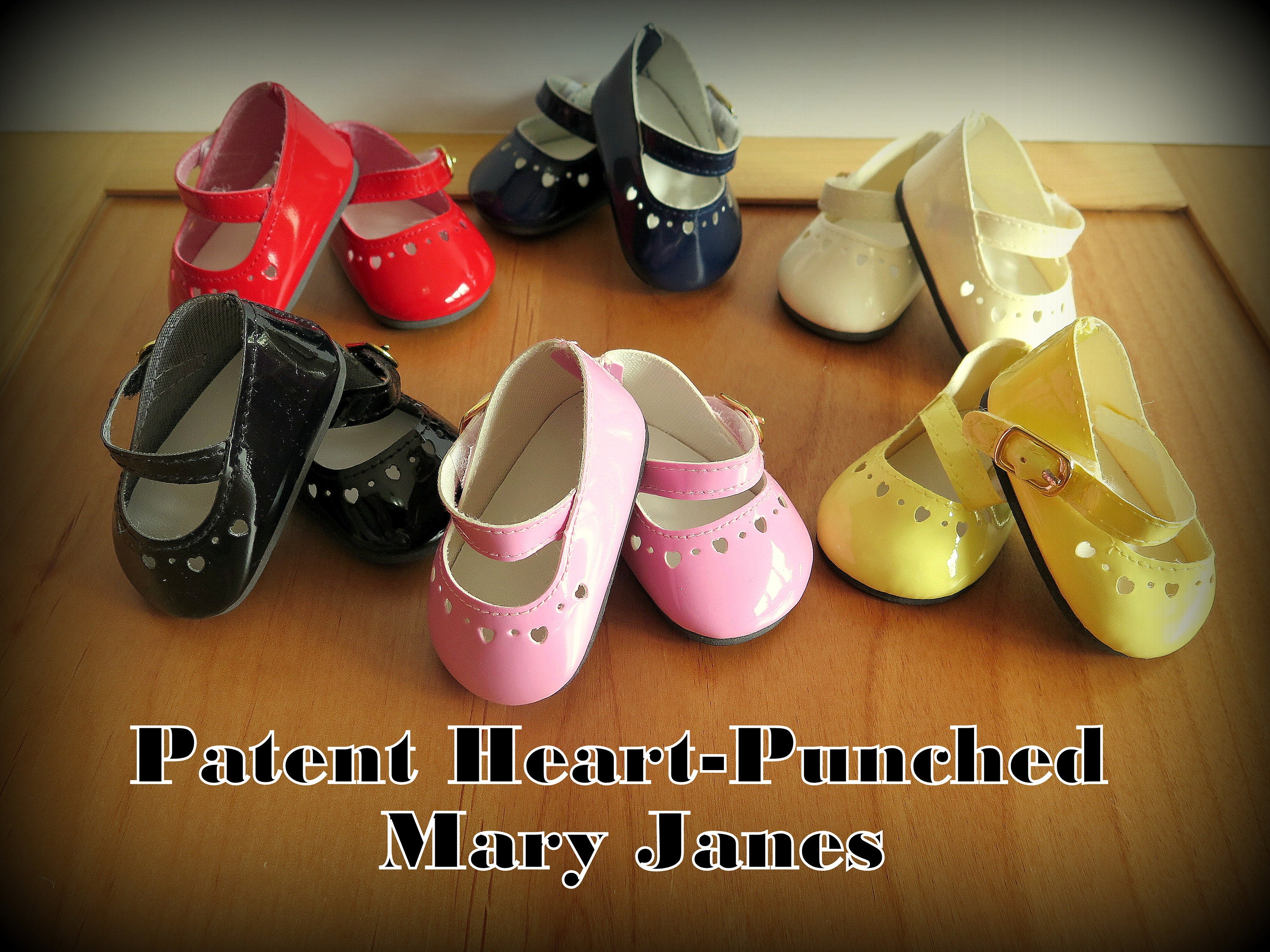 Heart shop mary janes