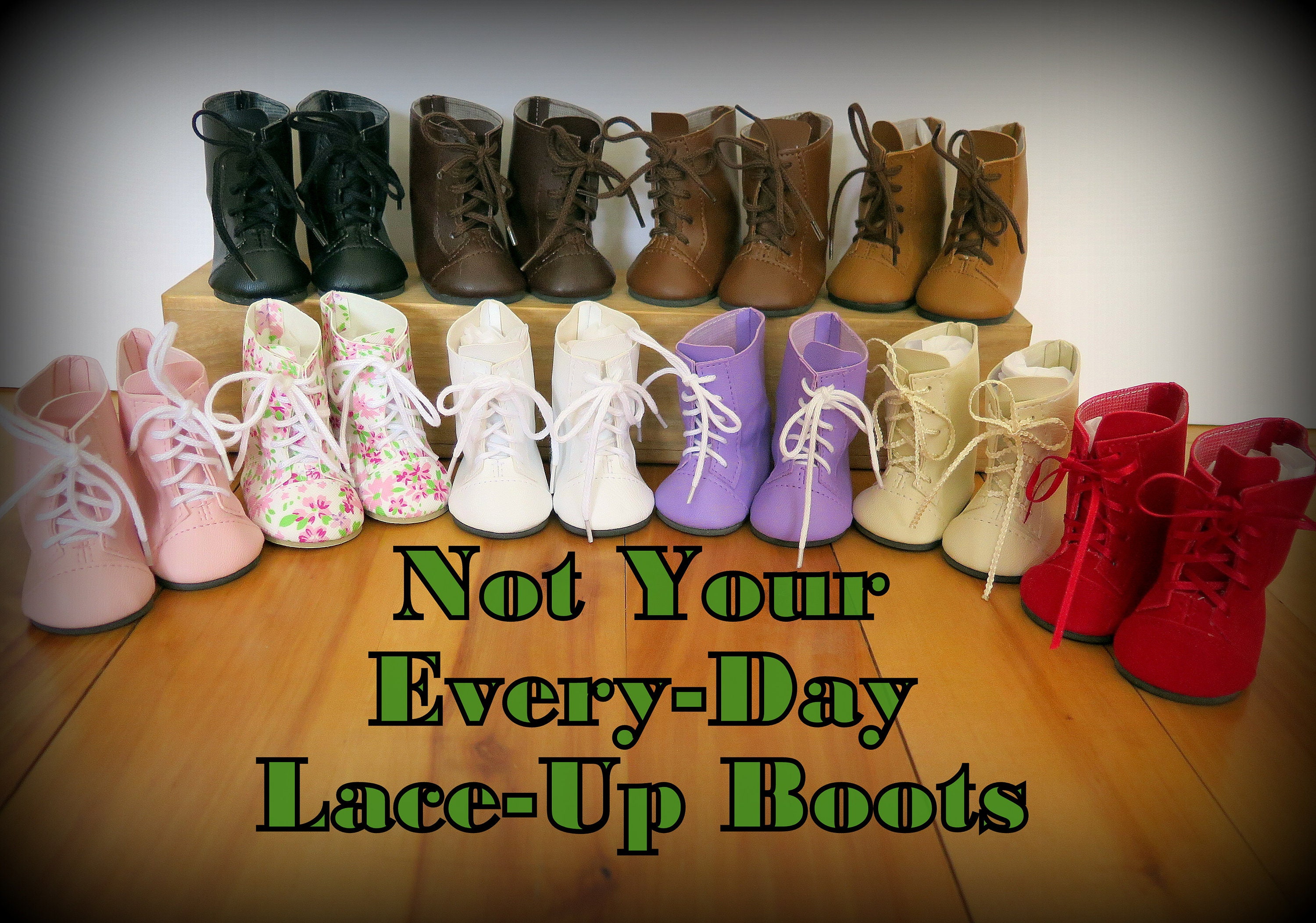Suede Lace up Boots - Etsy
