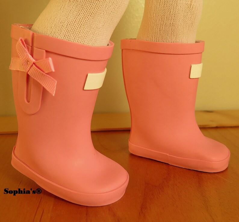 Adorable Rain Wellies for Popular 18 Dolls...The Cutest and Perfect Finish for Your Dolly Spring Rain Ensembles image 4