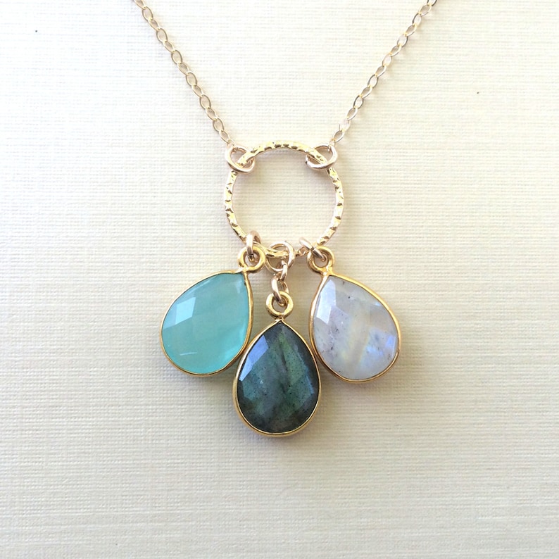 etsy mothers birthstone necklace