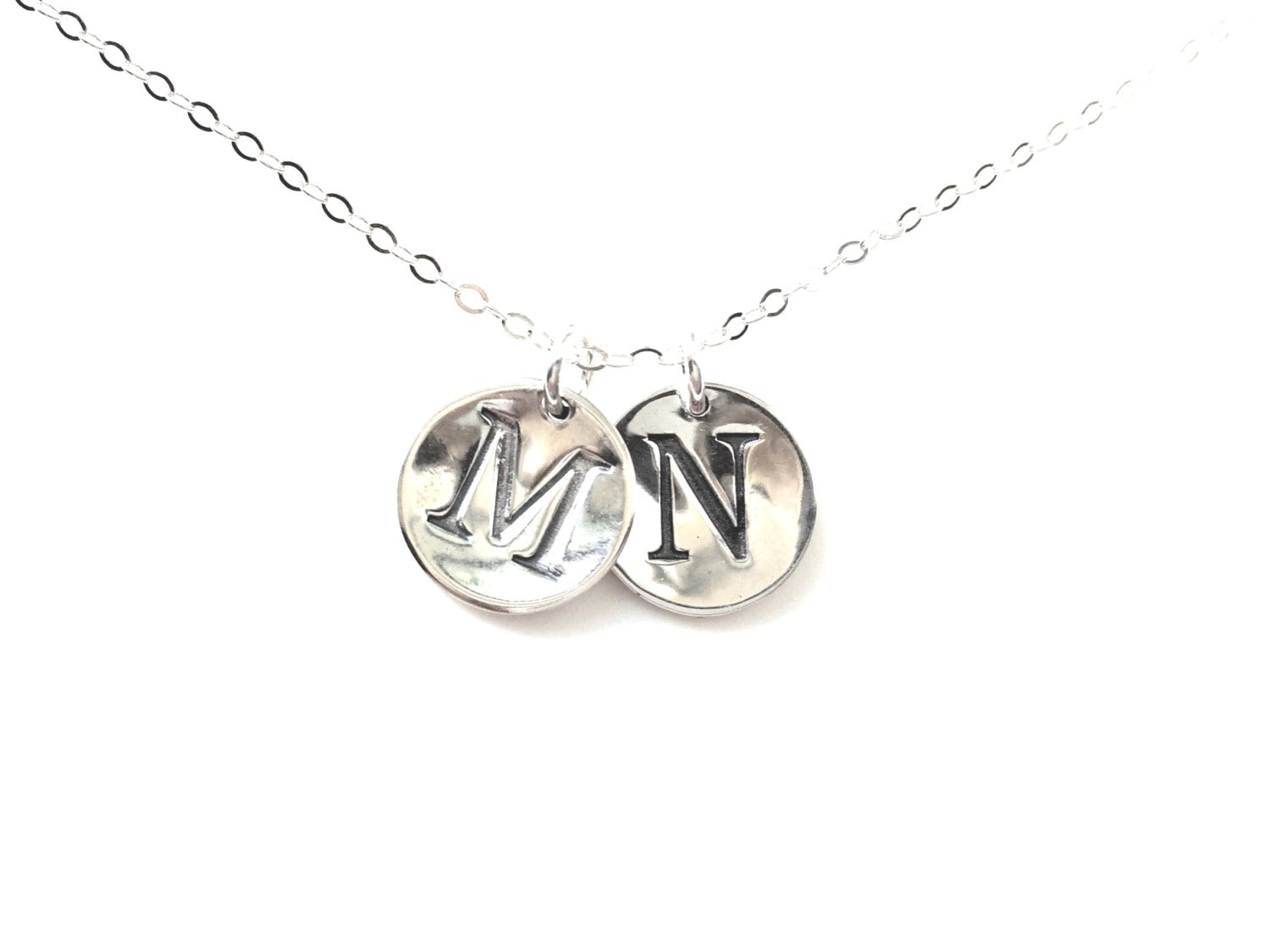 Sterling Silver Initial Charm Extra Charm Thick Size Etsy