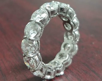 Platinum handmade eternity with gallery