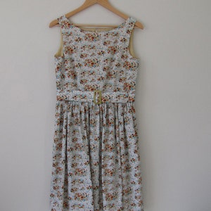 1950er Jahre Vintage-Stil Tageskleid