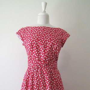 1950er Jahre Vintage-Stil Tageskleid