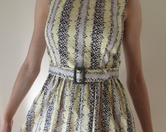 SALE 1950s vintage-style striped sundress