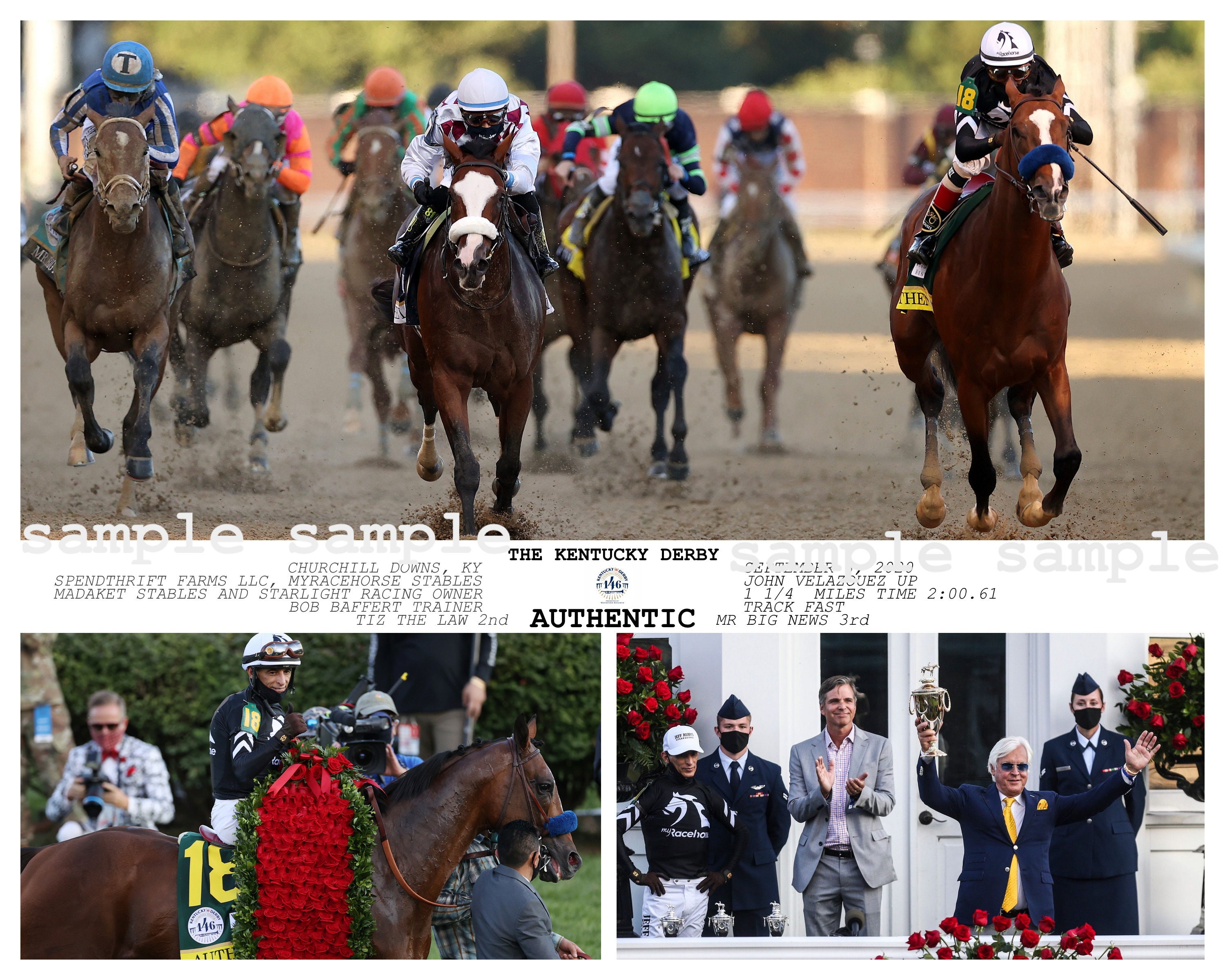 Authentic Kentucky Derby Composite 10 X 8 Photo Etsy