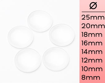 Goldfluss cabochons pour collage en versions 2 pcs Ø 12 mm
