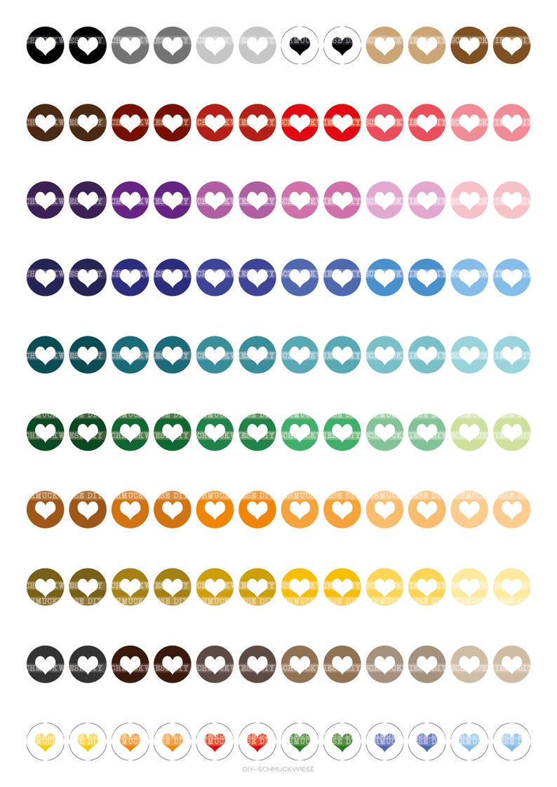 Digital Cabochon Paper Print Template No. CC_01 - Etsy