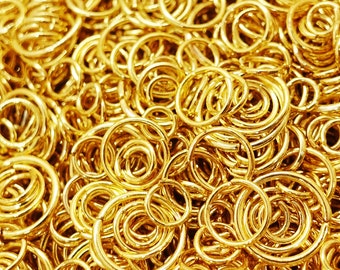Jump Rings mix color: gold
