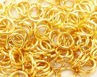 5mm Jump Rings color: gold | 20 Pcs