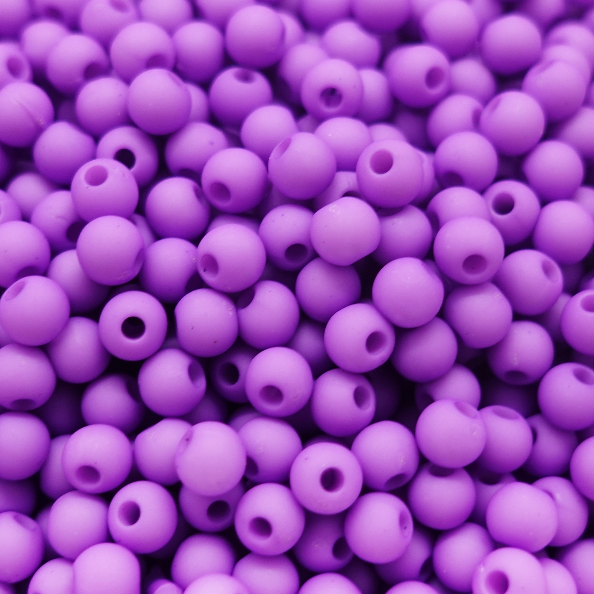 soep zelfmoord vernieuwen 4mm Beads Purple Acryl Mat 3 Gramm Approx. 100 Pcs. - Etsy