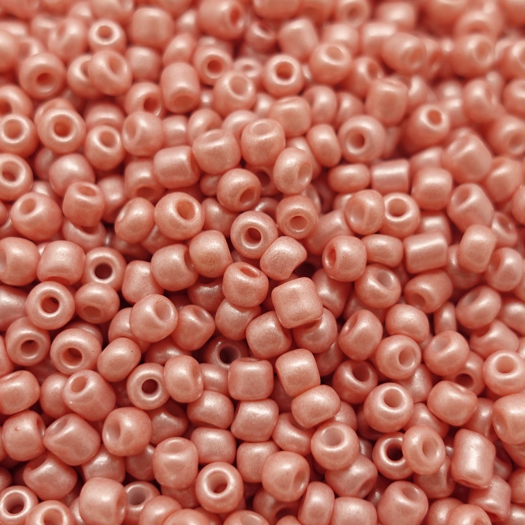 3 Mm Seed Beads 8/0 Glass Beads Color Blush Rose 10g/25g Etsy