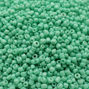 2 mm Rocailles 12/0 Perle di Vetro Colore: Turchese | 10g / 25g