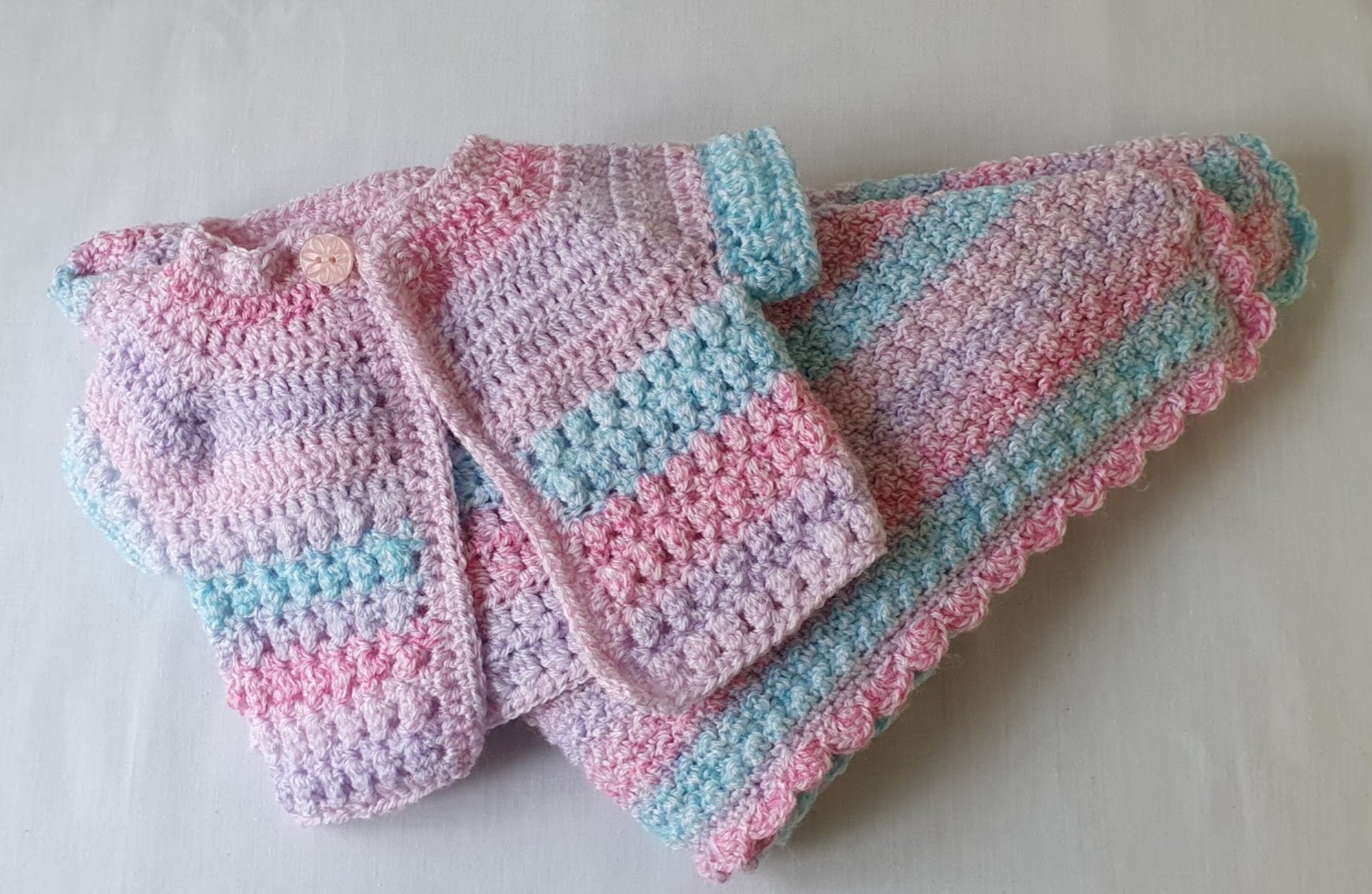 Baby crochet blanket Preemie Crochet blanket set Etsy