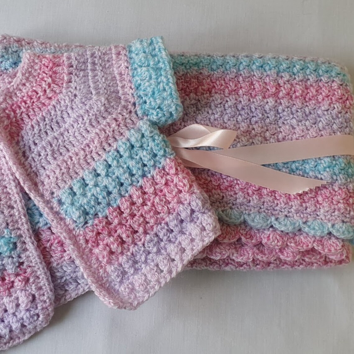 Baby crochet blanket Preemie Crochet blanket set Etsy