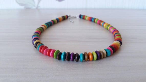 collier ras de cou bois collier ras de cou bois