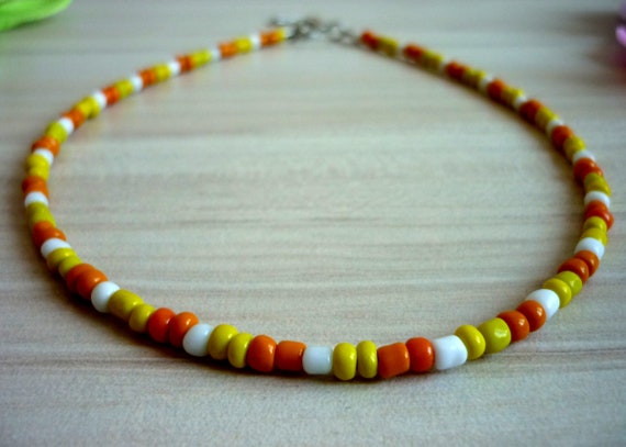 READY TO SHIP Candy Corn Necklace halloween Chunky Necklace Halloween Candy  Corn Necklace Bubble Gum Cat Necklace Halloween Necklace - Etsy